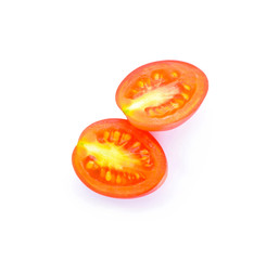 Tomato vegetable isolated on white background