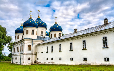 Fototapeta na wymiar Yuriev or St. George's Monastery, one of the oldest monasteries in Russia