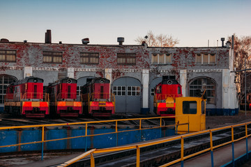 Old locomotive depot with the turning circle © Mulderphoto