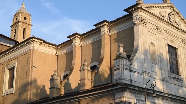 Church of St. Jerome of the Croats in the center of Rome