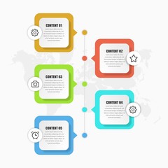 Modern Infographic Element Premium Vector