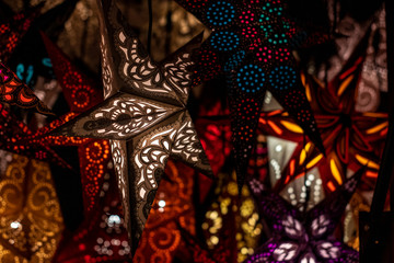 Star lamps christmas decoration