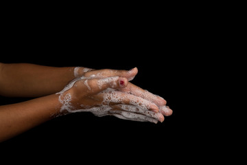 higienização das mãos em pandemia de coronavírus 