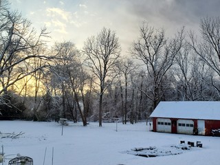Barn in the Snow