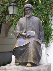 Cordoba, Spain, Statue of Maimonides, Close-Up