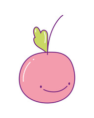 Kawaii cherry cartoon vector design