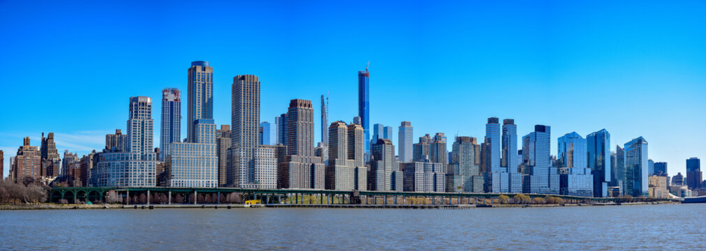 Panorama of Upper West Side Manhattan 