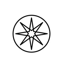 Compass icon template