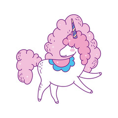 unicorn horse cartoon vector design