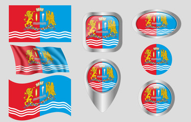 Flag of Ivanovo, Russia