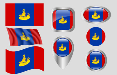 Flag of Kostroma, Russia