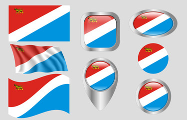 Flag of Primorsky, Russia