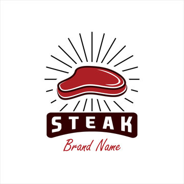 steak house logo inspiration. vector illustration concept, vintage design. vector illustration concept.