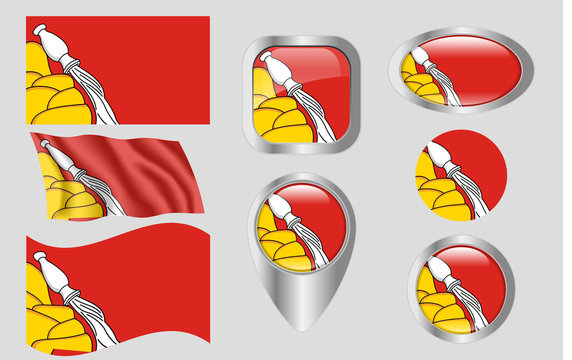 Flag of Voronezh, Russia