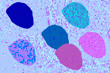 The Romantic background abstract