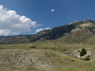 Nature at its best, stunning views of Wyoming landscape on a beautiful day.