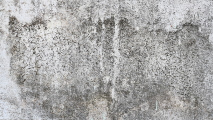 Black stains on a rough gray surface of concrete, Abstract background and texture for add text or graphic design