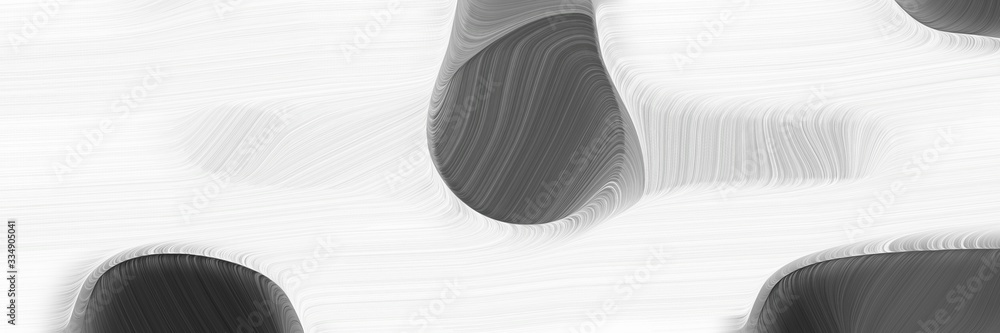 Aufkleber abstract landscape orientation graphic with waves. abstract waves illustration with dark slate gray,