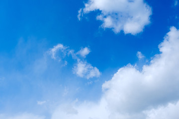 【写真素材】 青空　空　雲　春の空　背景　背景素材　3月　コピースペース　