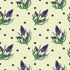 seamless floral pattern with flowers