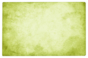 Green paper texture background - clipping path included 