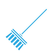 broom tool cleaning line style