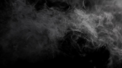 Fog mist haze smoke on black background