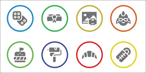 Fototapeta premium roll icon set