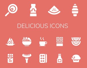 delicious icon set