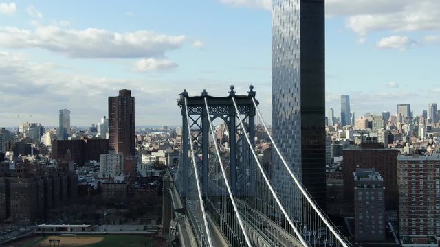 Manhattan Bridge during Coronavirus Outbreak (March 2020)