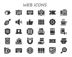 web icon set