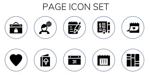 page icon set