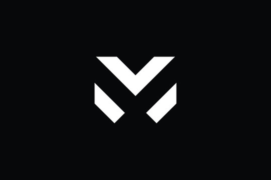 Minimal elegant monogram art logo. Outstanding professional trendy awesome artistic M MX XM initial based Alphabet icon logo. Premium Business logo White color on black background