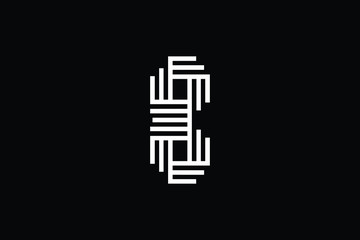 Minimal elegant monogram art logo. Outstanding professional trendy awesome artistic B BB BBB initial based Alphabet icon logo. Premium Business logo White color on black background