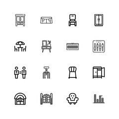 Editable 16 living icons for web and mobile