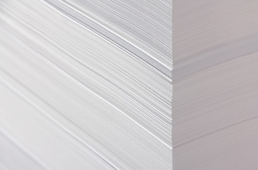 White crumpled paper texture. Natural background, design element.