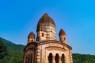 Rasmandir or the Temple of Lord Krishna at Garpanchkot, Purulia West Bengal India