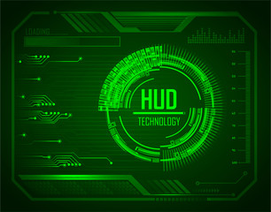 binary circuit board future technology, hud cyber security concept background,