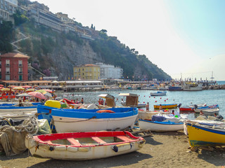 Fototapeta na wymiar Amalfiküste mit Positano, Amalfi und Atrani