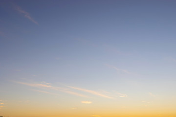 beautiful colorful sunset or sunrise sky for background