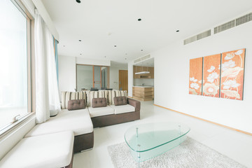 Fototapeta na wymiar Modern living room interior