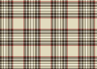 チェックパターン（ベージュ系）