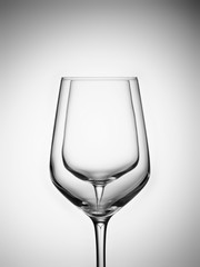 empty wine glass