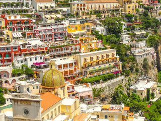 Positano Amalfiküste Italien Altstadt Panorama Sehenswürdigkeiten