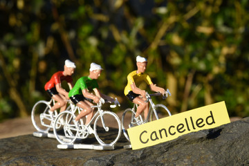 sport cyclisme coureurs tour de France annulé