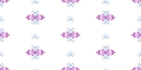 Ornamental print pattern. Decorative texture for surface design. Filigree vector