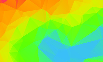 Abstract Color Polygon Background Design, Abstract Geometric Origami Style With Gradient