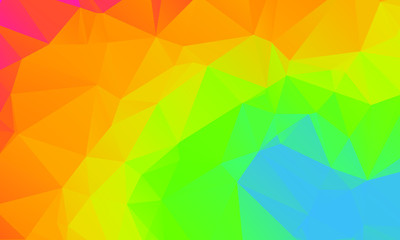 Abstract Color Polygon Background Design, Abstract Geometric Origami Style With Gradient