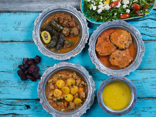 Eid Mubarak Traditional Ramadan Iftar dinner.