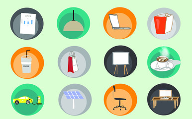 Beautiful Business and Home Icons